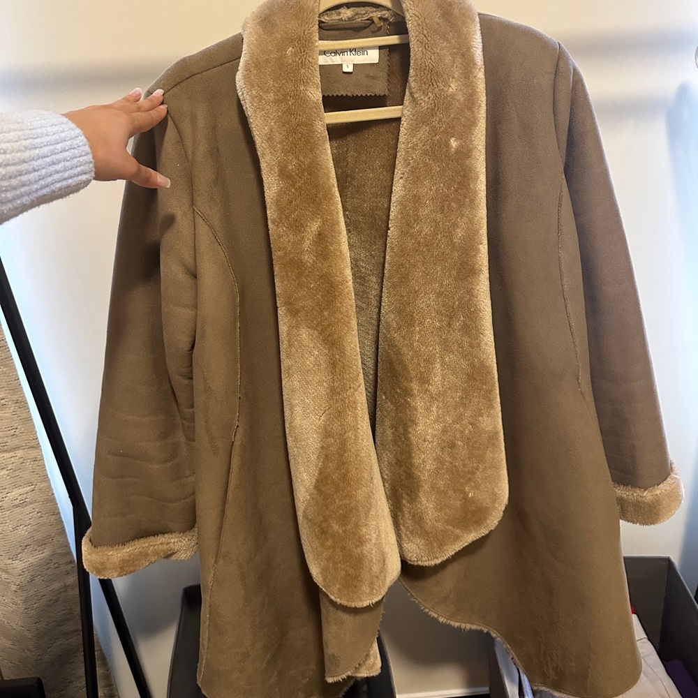 Calvin Klein Faux Shearling Jacket